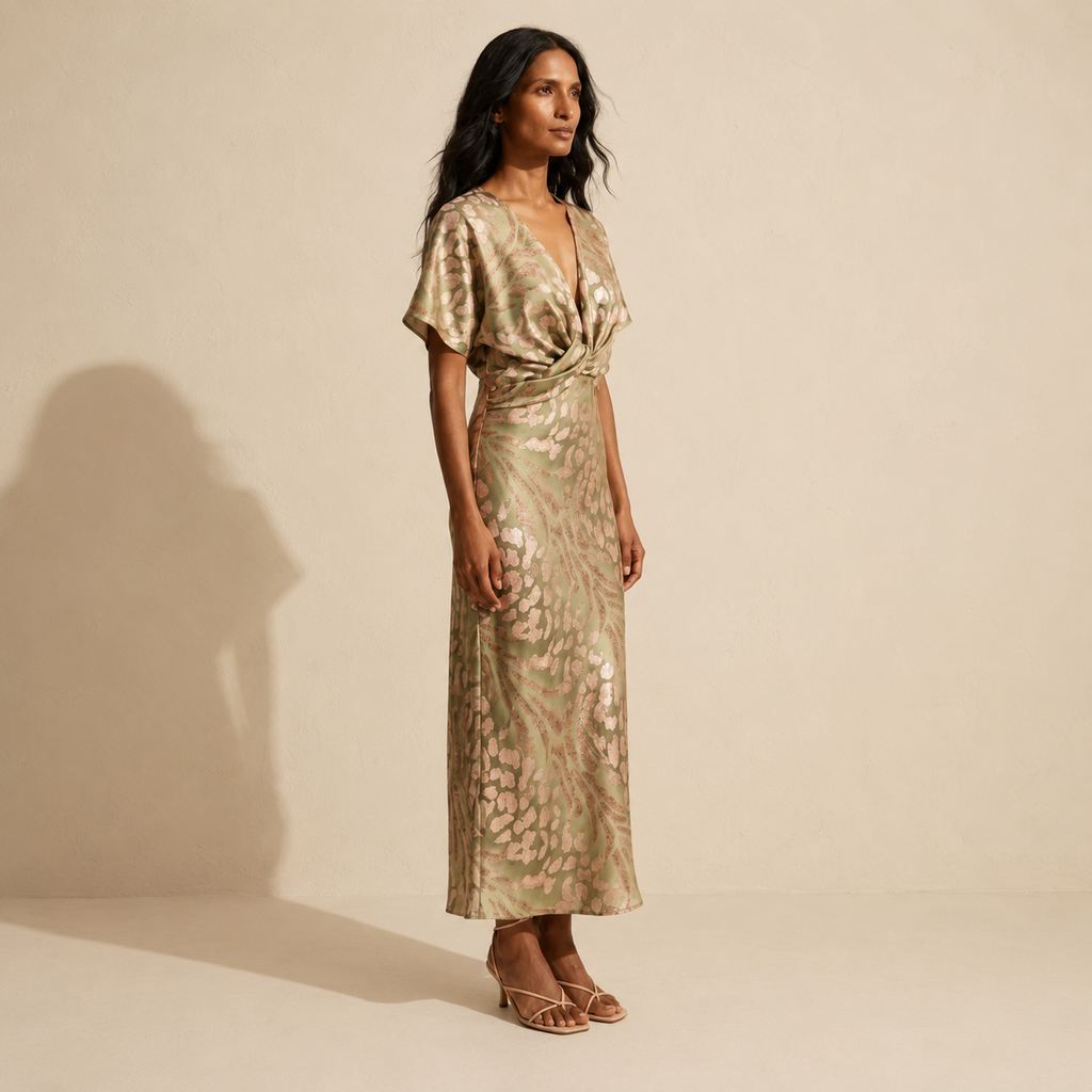 Elegant Wrap Dress for Women | Versatile Maxi Style & Comfort — Main Model