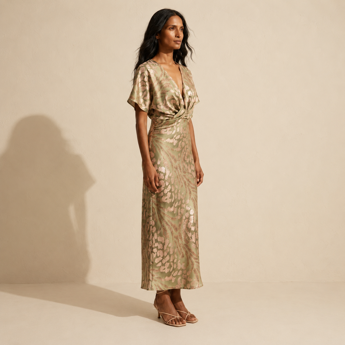 Elegant Wrap Dress for Women | Versatile Maxi Style & Comfort — Main Model