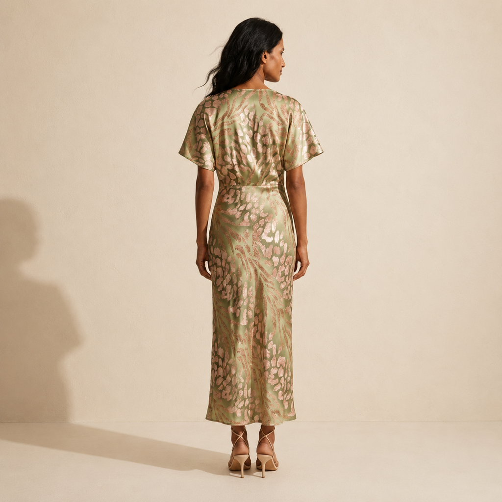 Elegant Wrap Dress for Women | Versatile Maxi Style & Comfort — Main Model