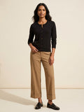 Women's Pure Cotton Button Up Cardigan - Soft & Versatile — Black Onyx