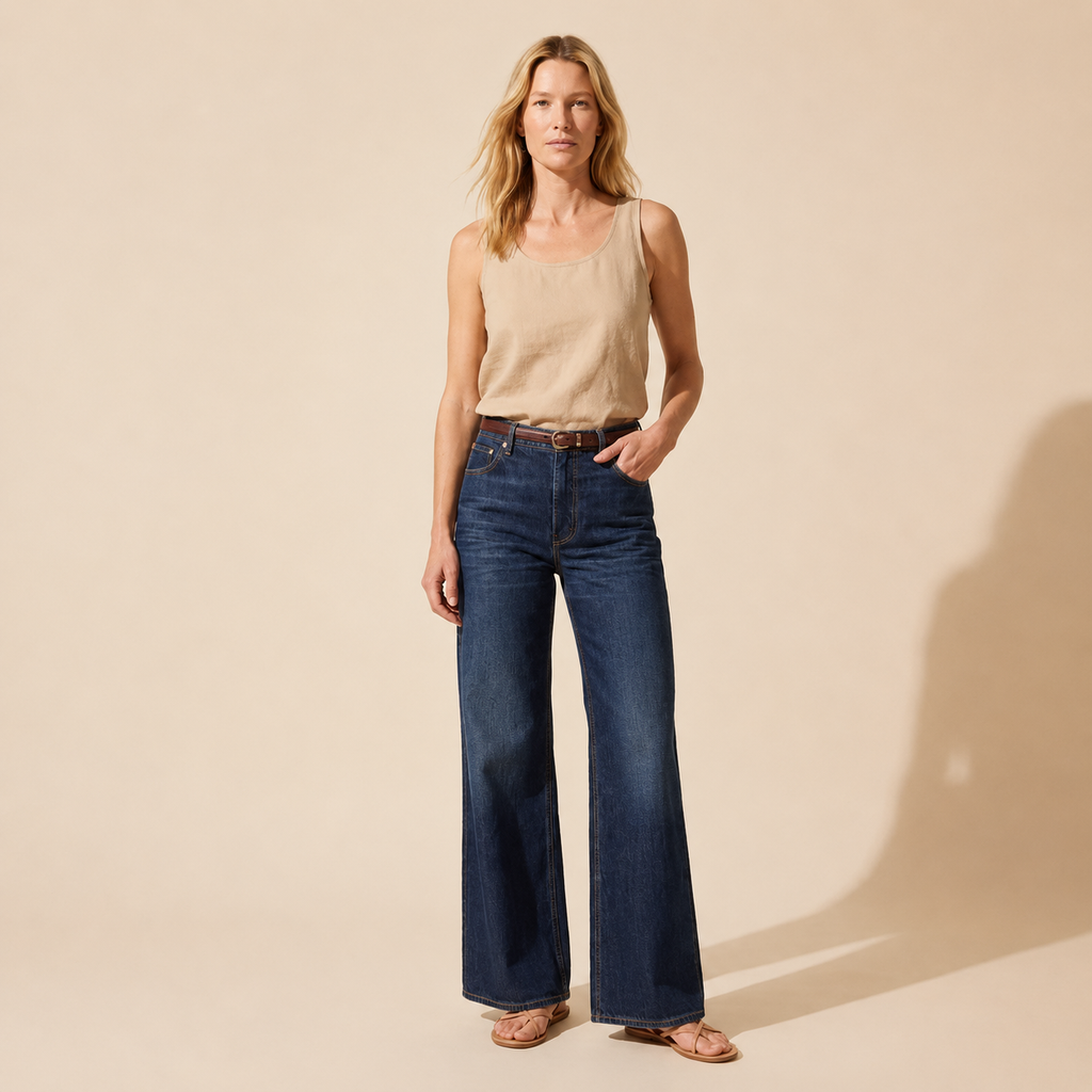 Frankie Wide Leg Pants for Women - Versatile & Chic Style — Blonde