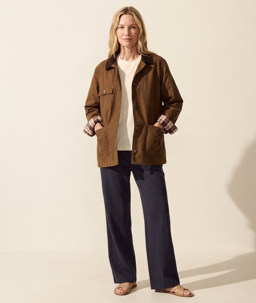 Classic Women's Riley Barn Jacket - Everyday Style — Blonde