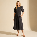 Gigi Smocked Dress: Effortless Style & Comfort for Women — Blonde