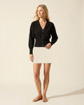 Versatile Button-Front Cardigan - Knit Top & Layering Sweater — Blonde