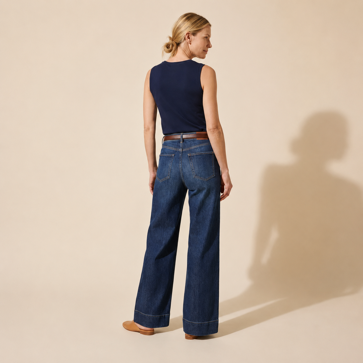 Frankie Wide Leg Pants for Women - Versatile & Chic Style — Blonde