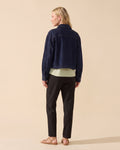Cooper Denim Bomber Jacket – Modern Fit Cotton Outerwear — Blonde