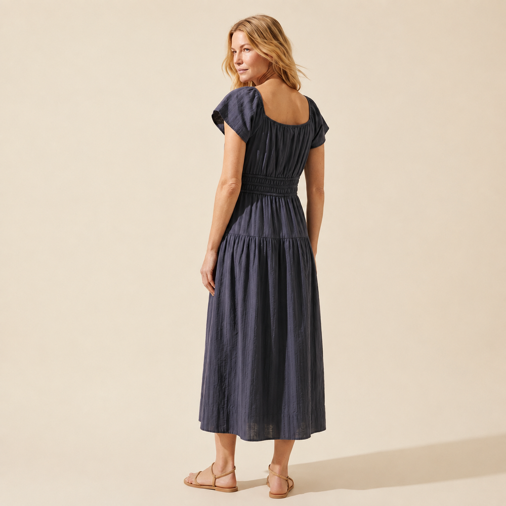 Skye Women's Midi Dress | Effortless Style & Comfort — Blonde
