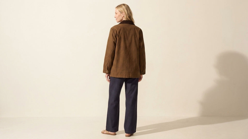 Classic Women's Riley Barn Jacket - Everyday Style — Blonde
