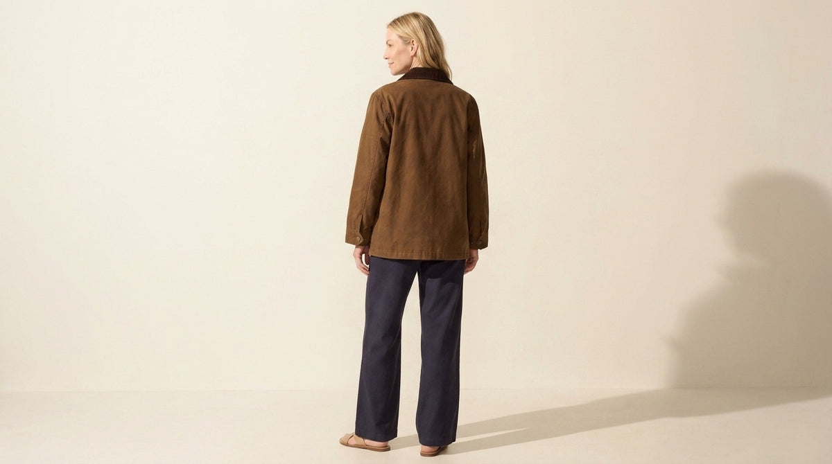 Classic Women's Riley Barn Jacket - Everyday Style — Blonde