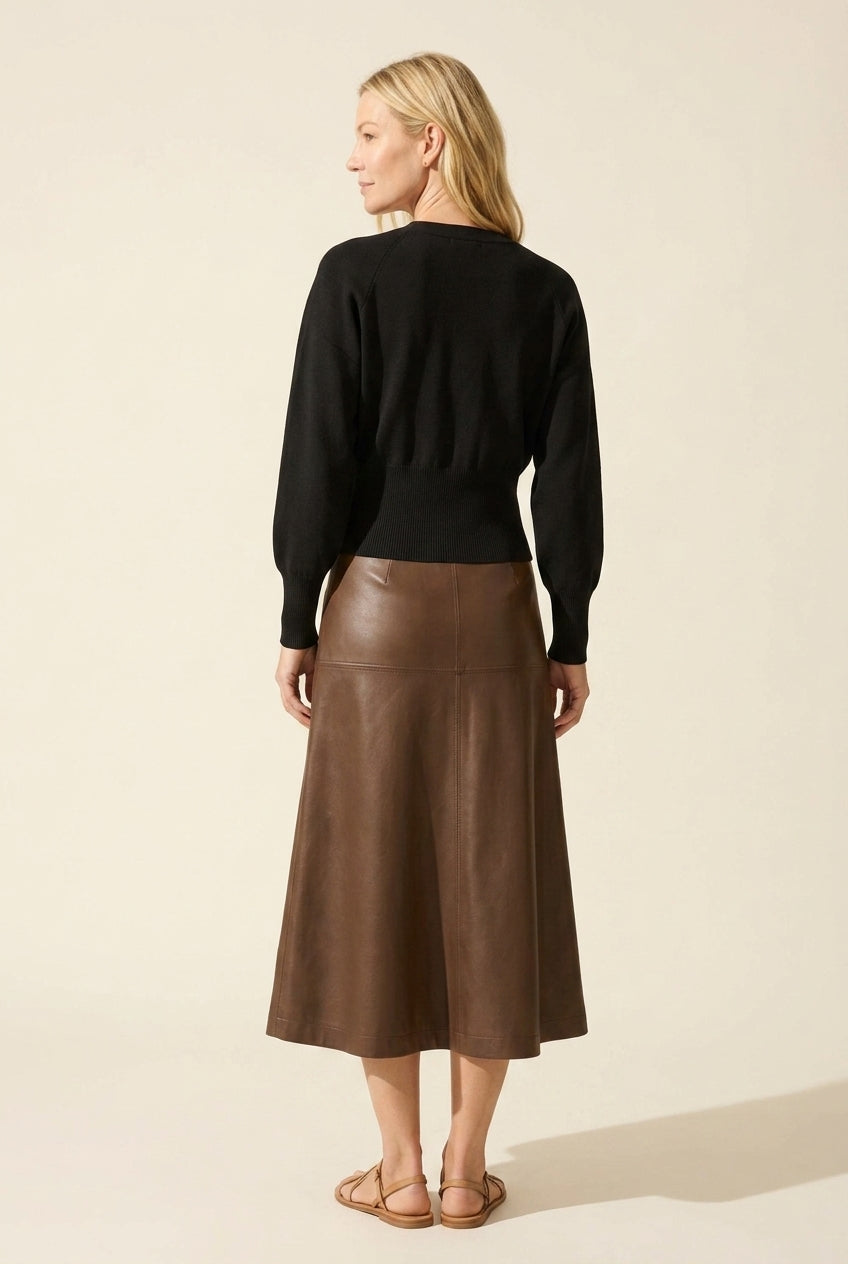 Versatile Button-Front Cardigan - Knit Top & Layering Sweater — Blonde