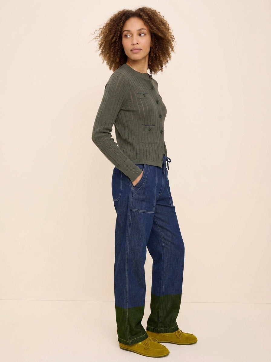 Pointelle Pocket Cardigan – Soft, Stylish Knit Layer — Briar