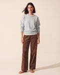 Women's Merino Crewneck Sweater | Soft & Breathable Wool — Dark Bob
