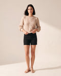 Luxurious Mohair Blend Sweater - Modern Cable Knit Pullover — Chinchilla
