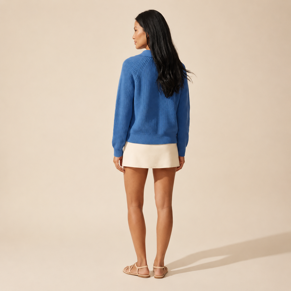 Women's Collared Knit Cardigan | Cozy & Stylish Outerwear — Southeast Asian