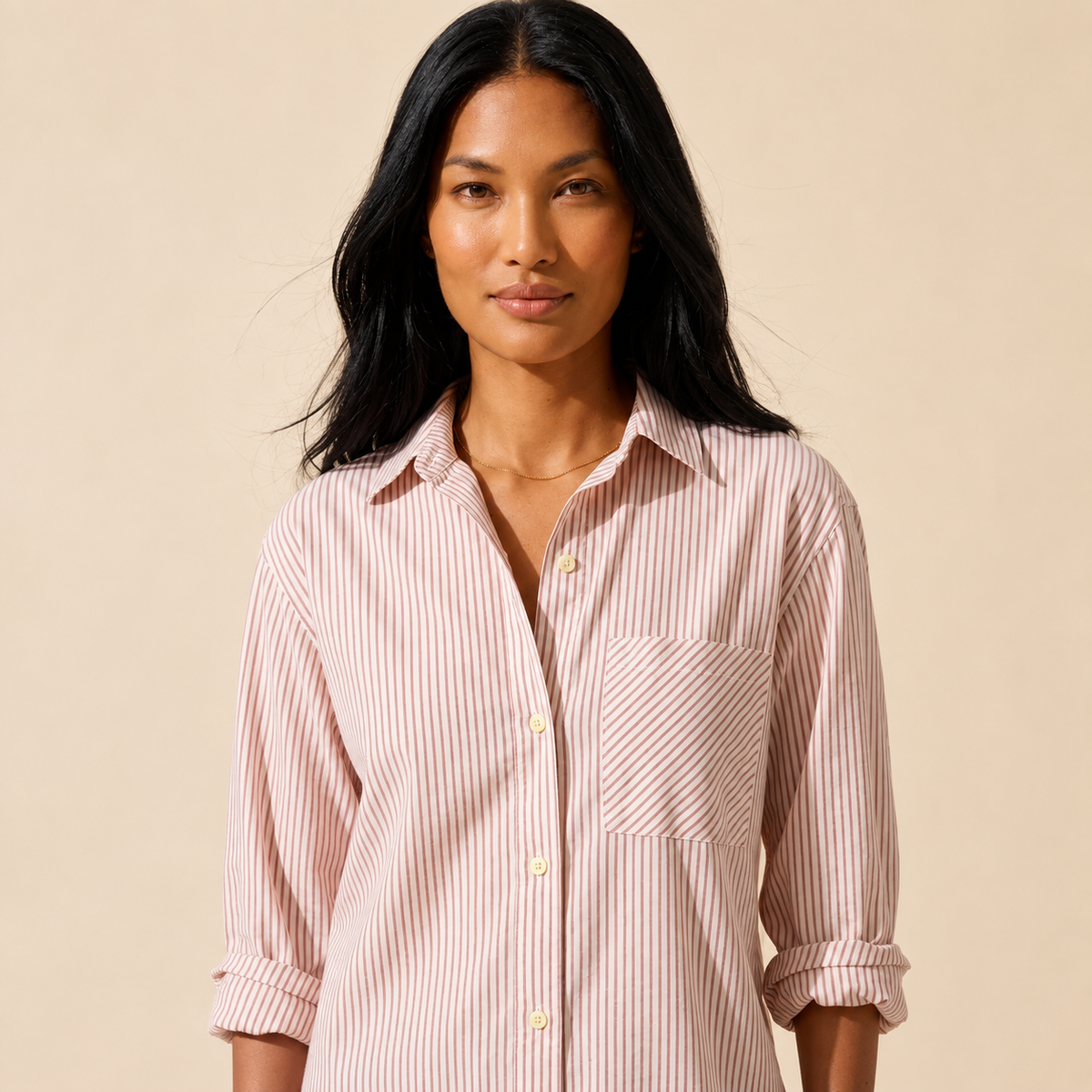 Women's Relaxed Cali Poplin Shirt - Breezy Comfort — Southeast Asian