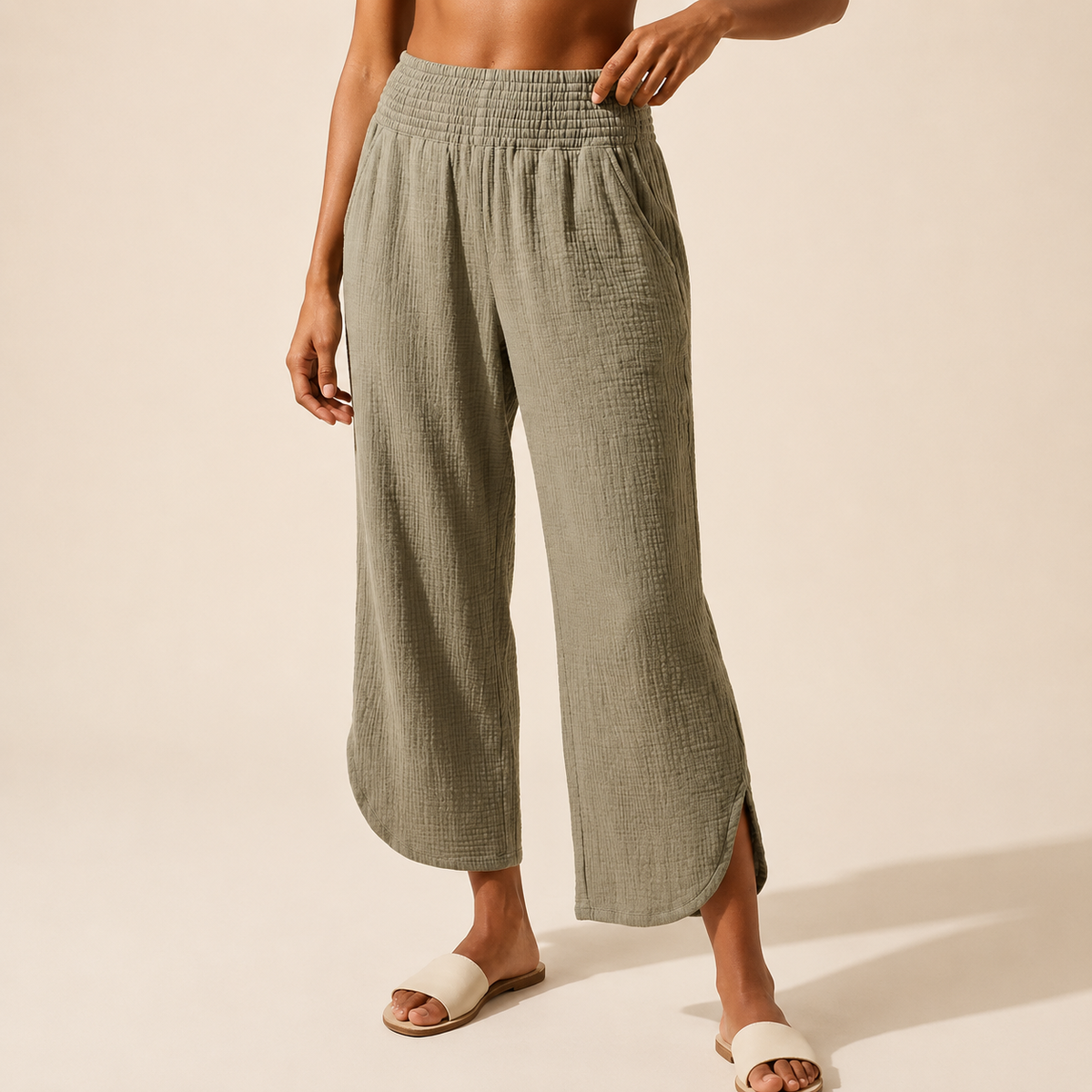 Cali Double Cloth Pants for Women | Relaxed Fit & Comfort — Southeast Asian