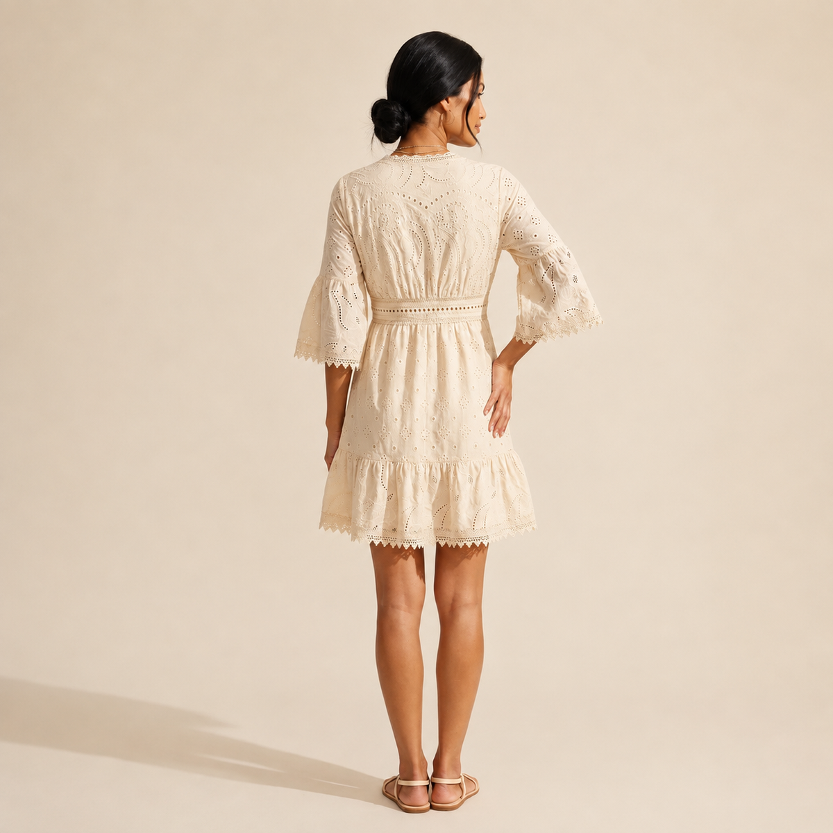 Elegant Breathable Mini Dress - Lightweight & Versatile — Light Yellow